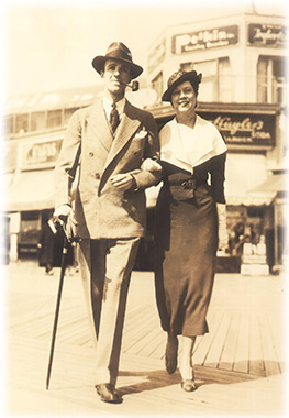 Douglas and Ina Chandor on the Boardwalk